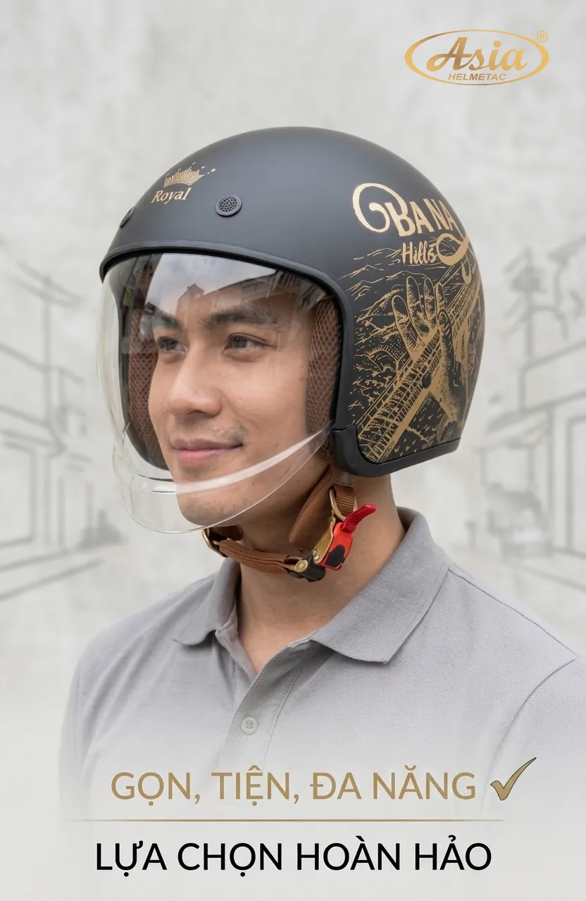 Mũ bảo hiểm giấu kính có gì đặc biệt và có nên sử dụng 